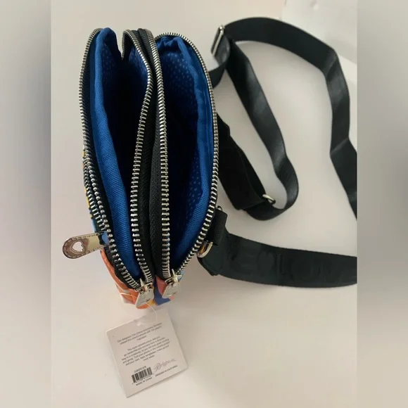 Brighton Power Of Love Convertible Graphic Crossbody/Shoulder Bag NWT - Picture 8 of 14
